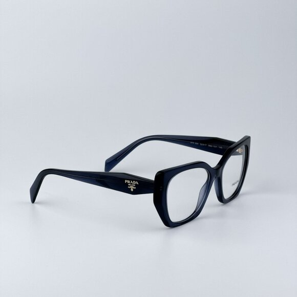 Prada Women BRAND NEW Eyeglasses Blue Crystal Cat Eye PR18WV 08Q1O1 - Picture 5 of 10